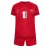 Danmark Christian Eriksen #10 Replika Babytøj Hjemmebanesæt Børn VM 2022 Kortærmet (+ Korte bukser)